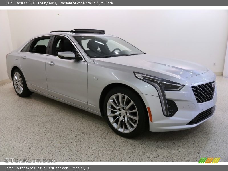 Radiant Silver Metallic / Jet Black 2019 Cadillac CT6 Luxury AWD