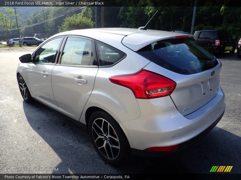 Ingot Silver / Charcoal Black 2018 Ford Focus SEL Hatch