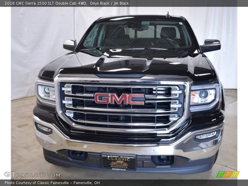 Onyx Black / Jet Black 2018 GMC Sierra 1500 SLT Double Cab 4WD