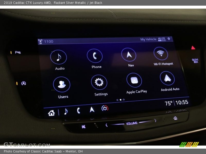 Radiant Silver Metallic / Jet Black 2019 Cadillac CT6 Luxury AWD