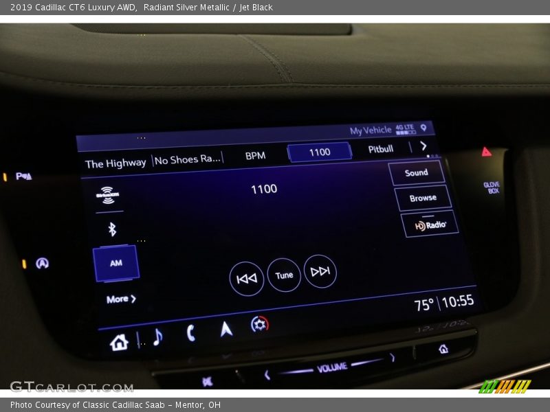 Radiant Silver Metallic / Jet Black 2019 Cadillac CT6 Luxury AWD