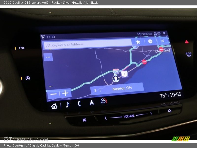 Radiant Silver Metallic / Jet Black 2019 Cadillac CT6 Luxury AWD