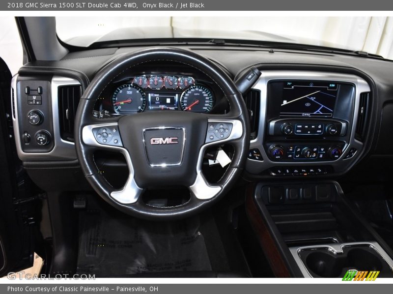 Onyx Black / Jet Black 2018 GMC Sierra 1500 SLT Double Cab 4WD