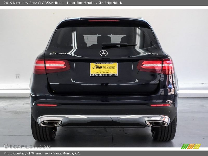 Lunar Blue Metallic / Silk Beige/Black 2019 Mercedes-Benz GLC 350e 4Matic
