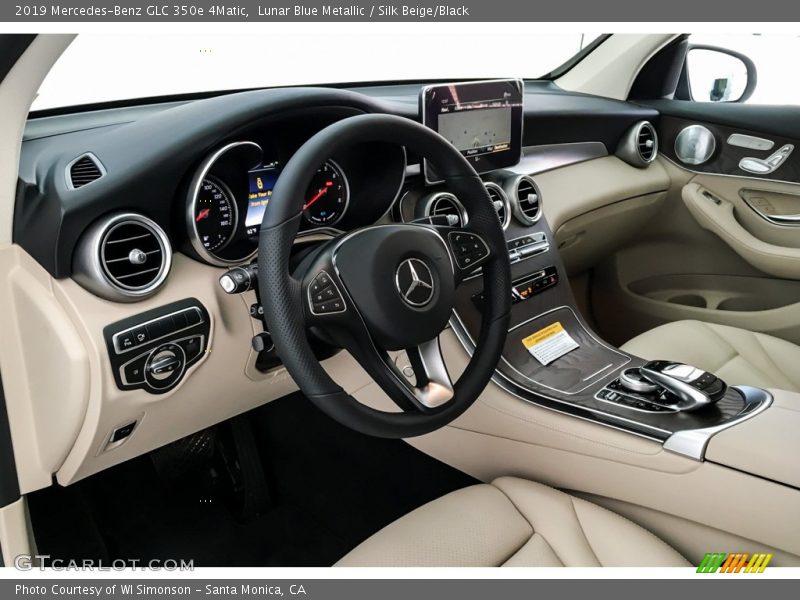 Lunar Blue Metallic / Silk Beige/Black 2019 Mercedes-Benz GLC 350e 4Matic
