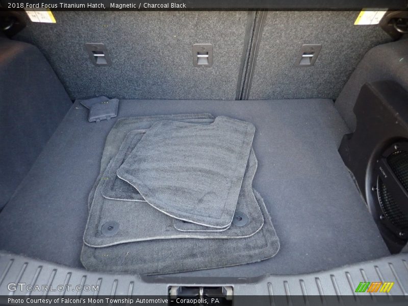 Magnetic / Charcoal Black 2018 Ford Focus Titanium Hatch