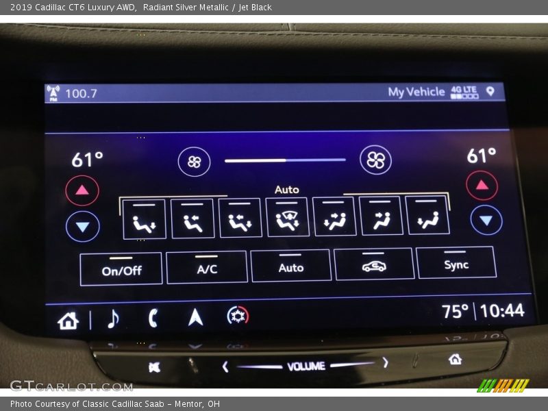 Controls of 2019 CT6 Luxury AWD