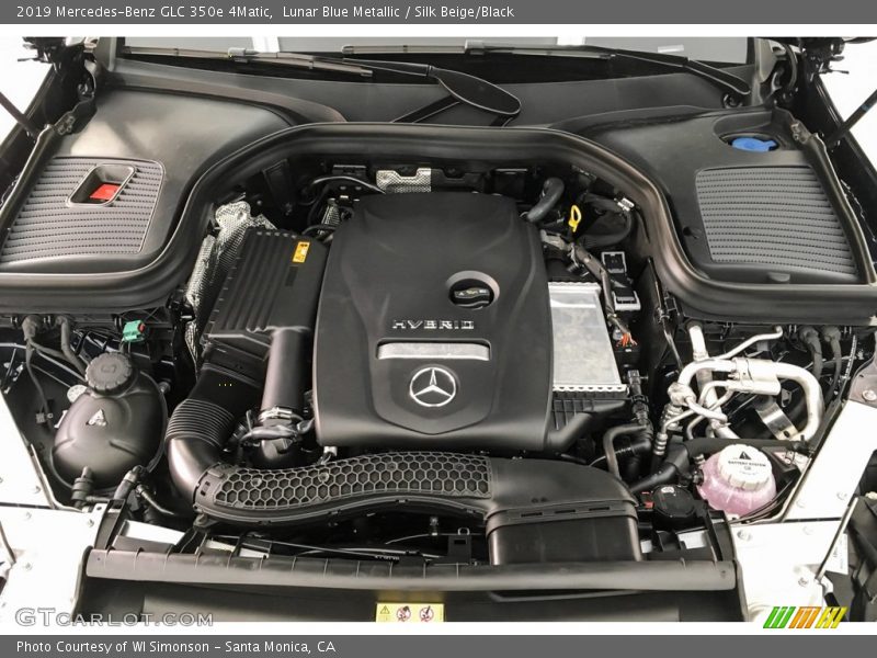 Lunar Blue Metallic / Silk Beige/Black 2019 Mercedes-Benz GLC 350e 4Matic