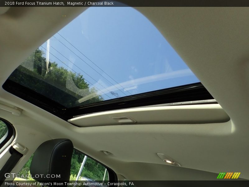 Magnetic / Charcoal Black 2018 Ford Focus Titanium Hatch