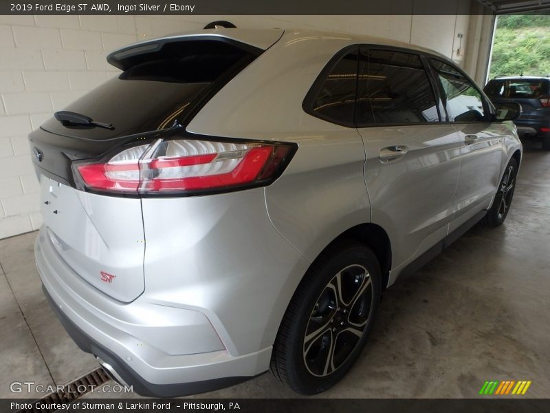 Ingot Silver / Ebony 2019 Ford Edge ST AWD