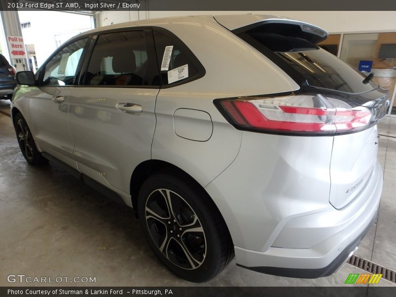 Ingot Silver / Ebony 2019 Ford Edge ST AWD