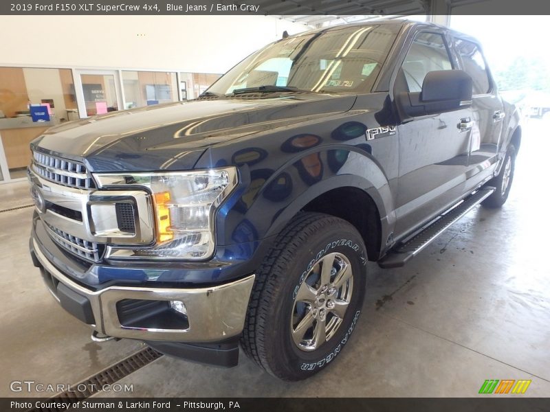 Blue Jeans / Earth Gray 2019 Ford F150 XLT SuperCrew 4x4