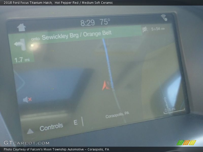 Hot Pepper Red / Medium Soft Ceramic 2018 Ford Focus Titanium Hatch