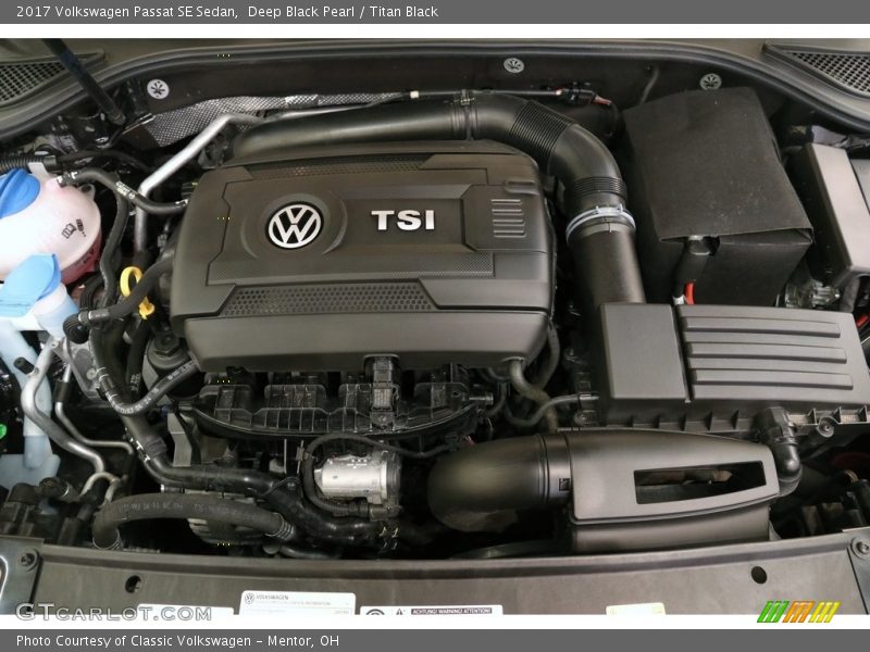 Deep Black Pearl / Titan Black 2017 Volkswagen Passat SE Sedan