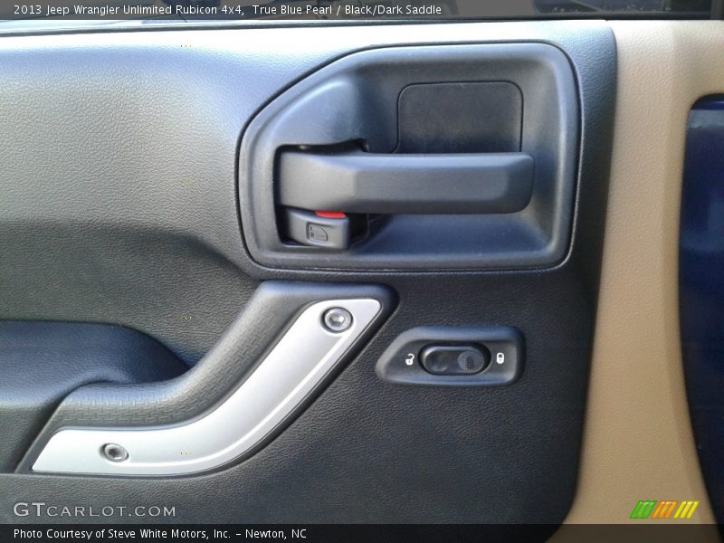 True Blue Pearl / Black/Dark Saddle 2013 Jeep Wrangler Unlimited Rubicon 4x4
