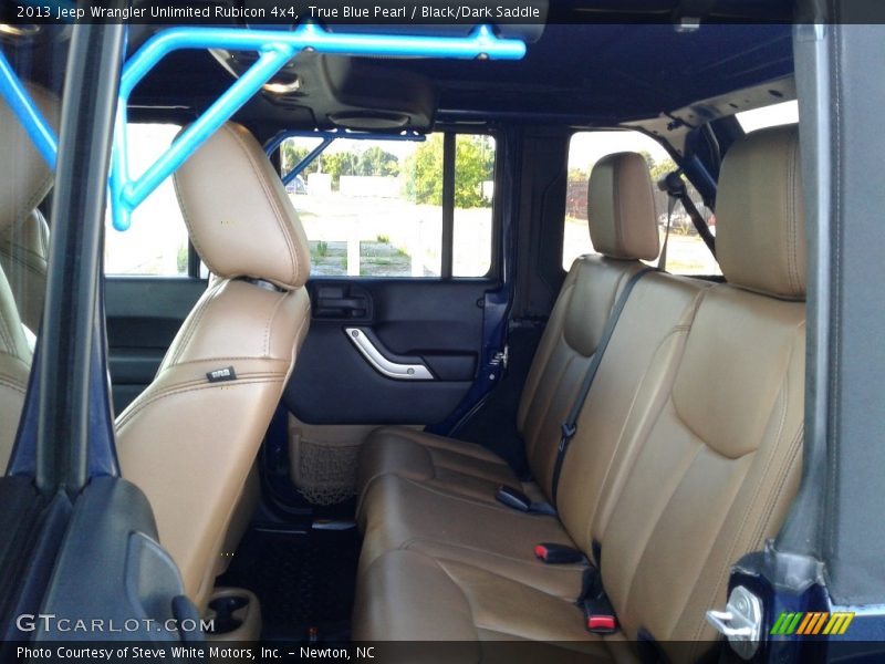 True Blue Pearl / Black/Dark Saddle 2013 Jeep Wrangler Unlimited Rubicon 4x4