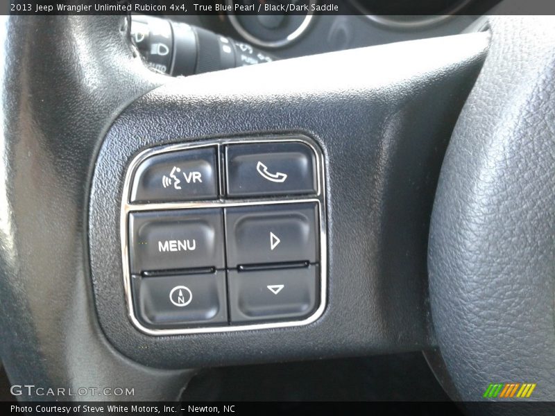 True Blue Pearl / Black/Dark Saddle 2013 Jeep Wrangler Unlimited Rubicon 4x4