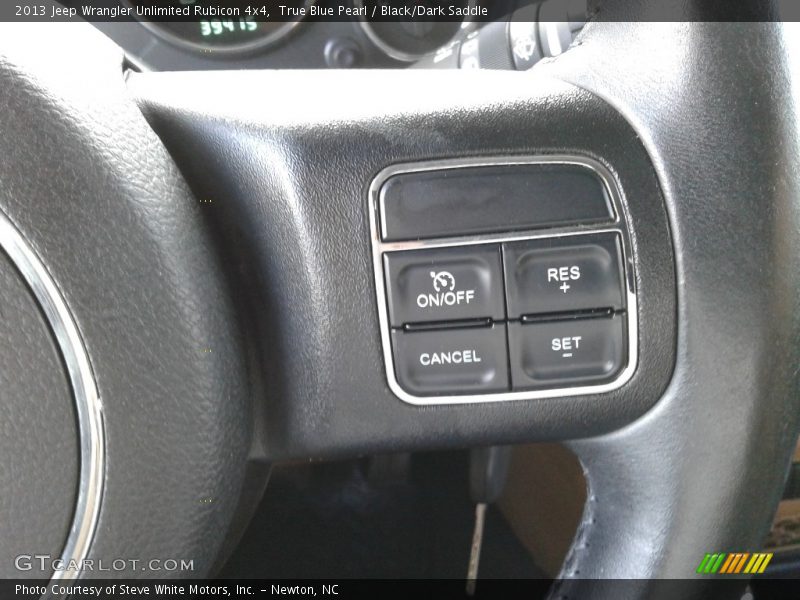 True Blue Pearl / Black/Dark Saddle 2013 Jeep Wrangler Unlimited Rubicon 4x4
