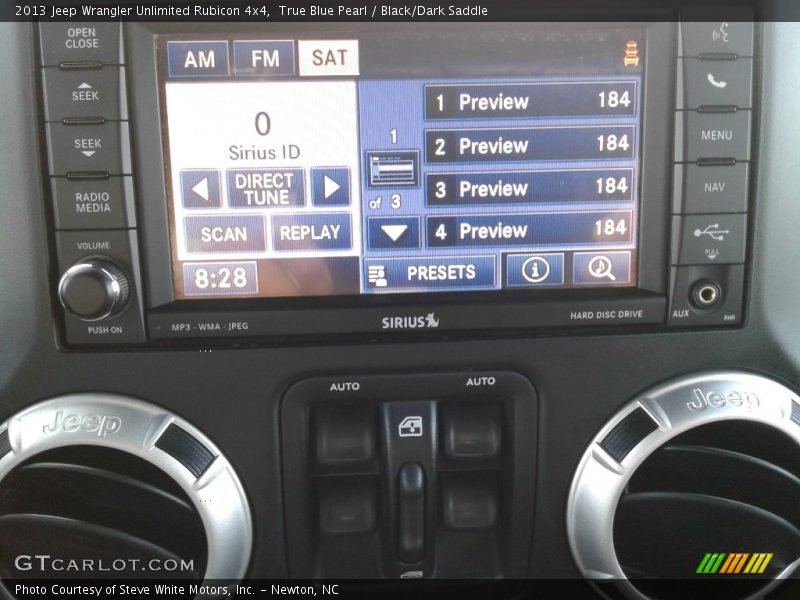 True Blue Pearl / Black/Dark Saddle 2013 Jeep Wrangler Unlimited Rubicon 4x4