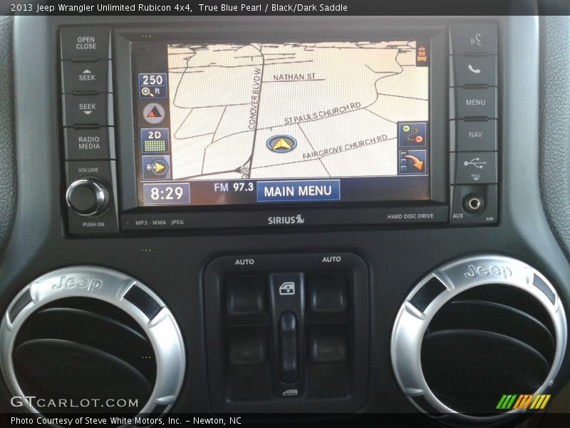 True Blue Pearl / Black/Dark Saddle 2013 Jeep Wrangler Unlimited Rubicon 4x4