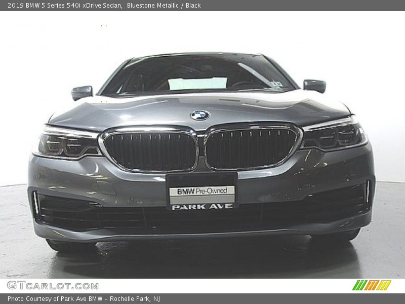 Bluestone Metallic / Black 2019 BMW 5 Series 540i xDrive Sedan