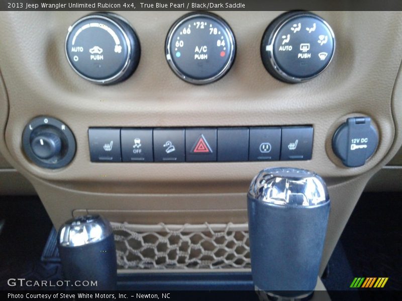 True Blue Pearl / Black/Dark Saddle 2013 Jeep Wrangler Unlimited Rubicon 4x4