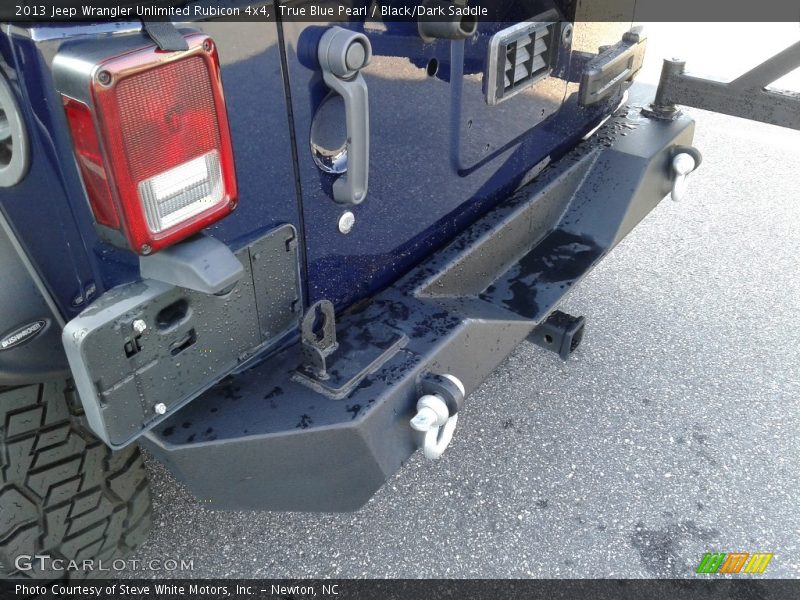 True Blue Pearl / Black/Dark Saddle 2013 Jeep Wrangler Unlimited Rubicon 4x4