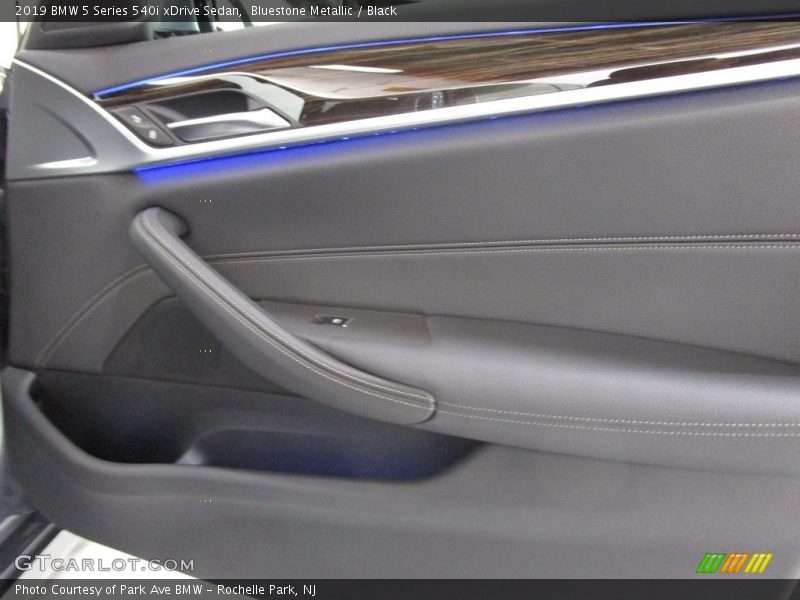 Bluestone Metallic / Black 2019 BMW 5 Series 540i xDrive Sedan