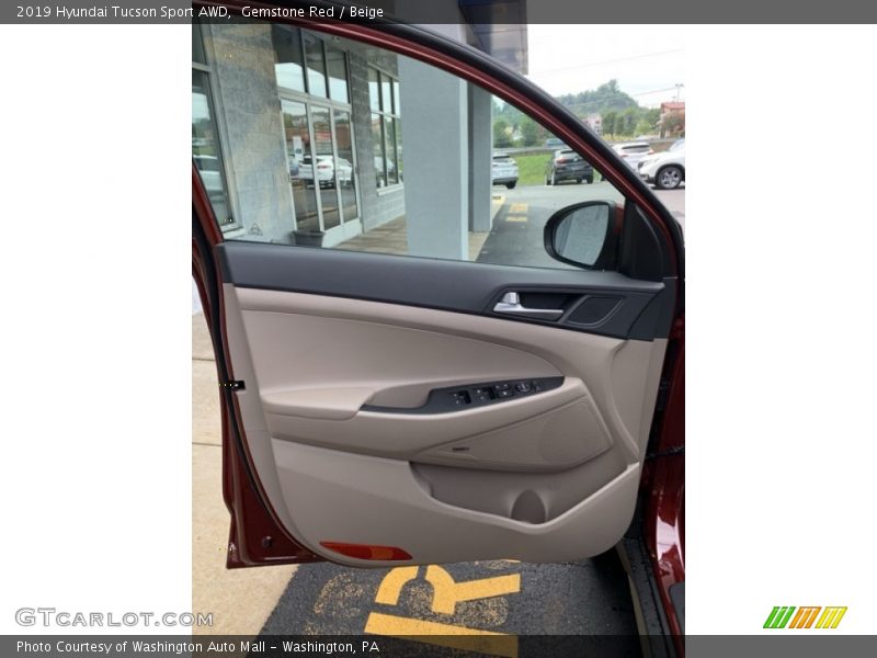 Gemstone Red / Beige 2019 Hyundai Tucson Sport AWD