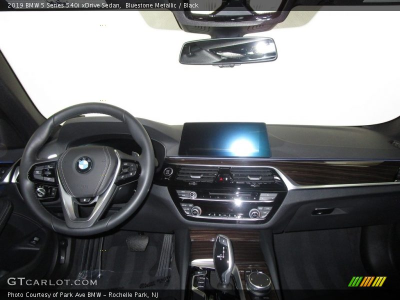 Bluestone Metallic / Black 2019 BMW 5 Series 540i xDrive Sedan