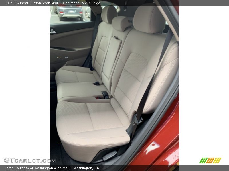 Gemstone Red / Beige 2019 Hyundai Tucson Sport AWD