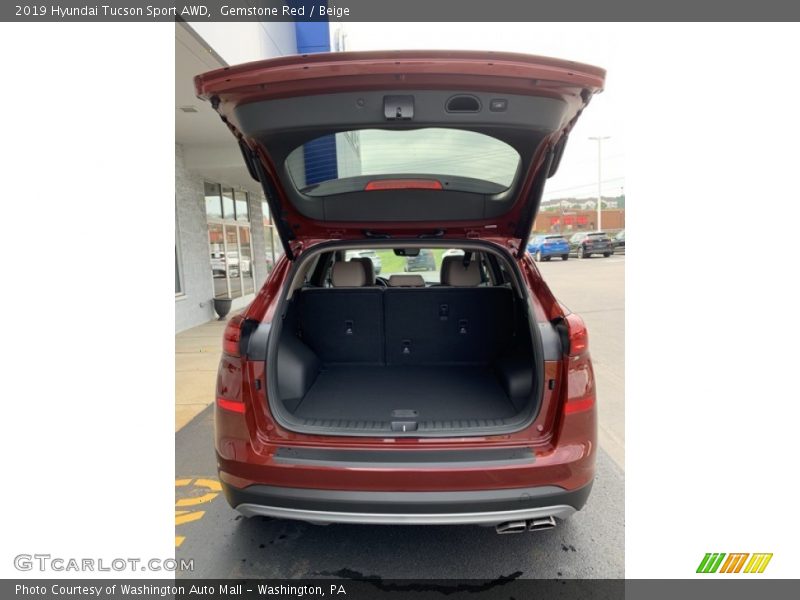 Gemstone Red / Beige 2019 Hyundai Tucson Sport AWD