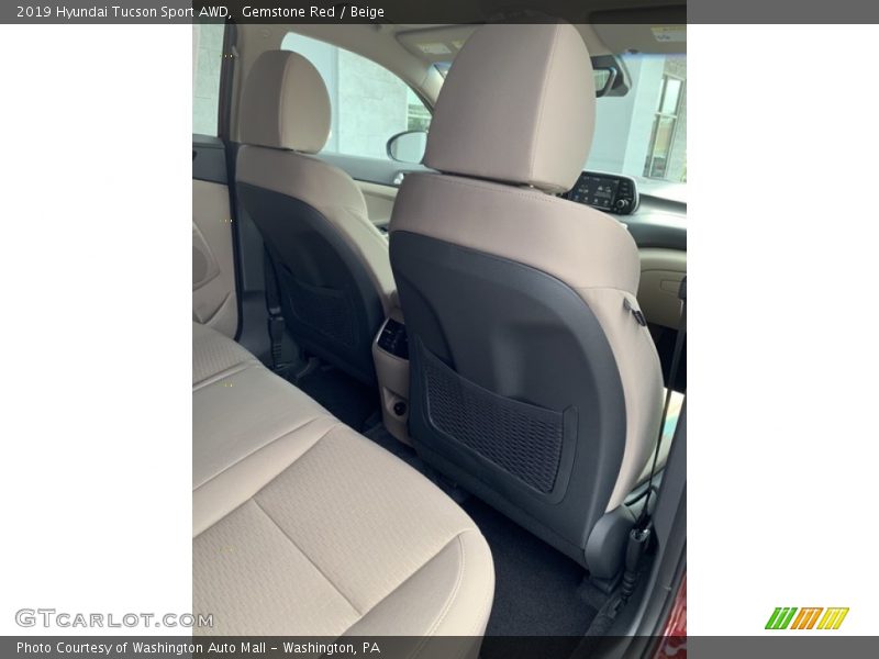 Gemstone Red / Beige 2019 Hyundai Tucson Sport AWD