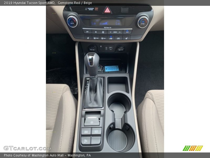 Gemstone Red / Beige 2019 Hyundai Tucson Sport AWD