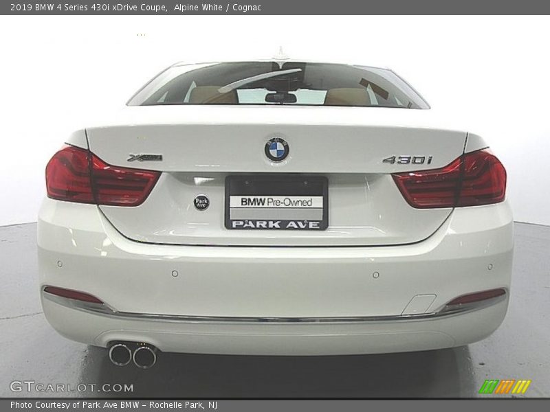 Alpine White / Cognac 2019 BMW 4 Series 430i xDrive Coupe