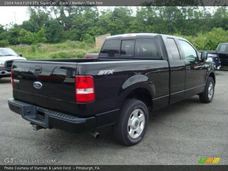 Black / Medium/Dark Flint 2004 Ford F150 STX SuperCab