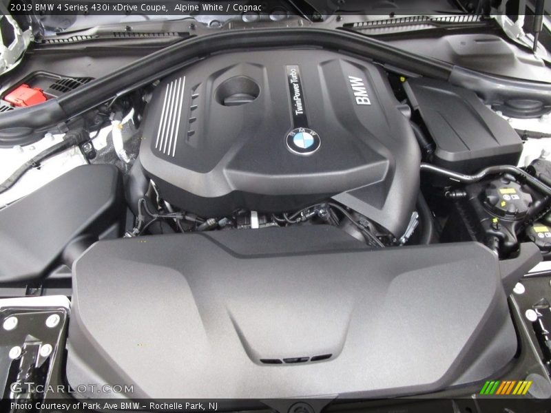 Alpine White / Cognac 2019 BMW 4 Series 430i xDrive Coupe