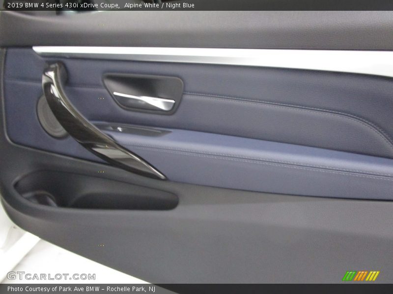Alpine White / Night Blue 2019 BMW 4 Series 430i xDrive Coupe