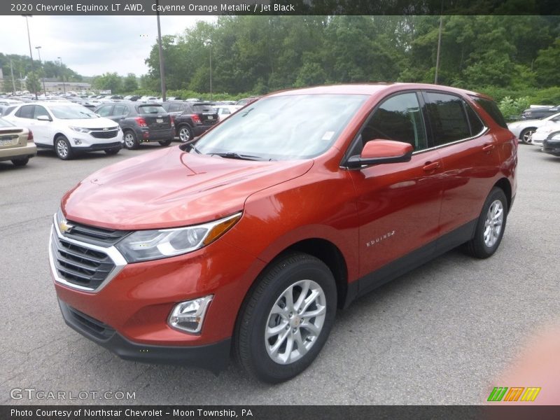 Cayenne Orange Metallic / Jet Black 2020 Chevrolet Equinox LT AWD