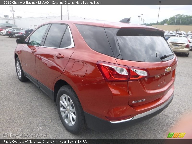 Cayenne Orange Metallic / Jet Black 2020 Chevrolet Equinox LT AWD