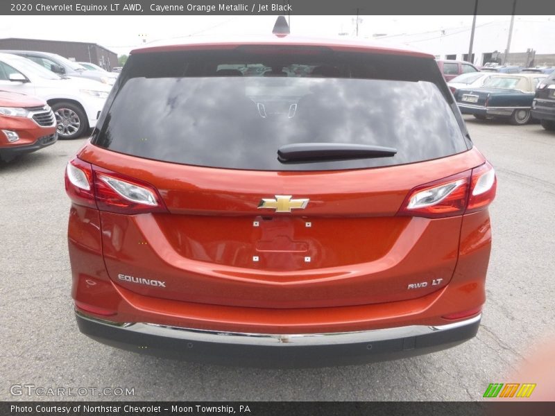 Cayenne Orange Metallic / Jet Black 2020 Chevrolet Equinox LT AWD