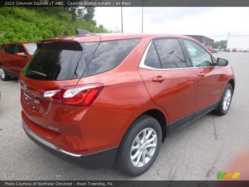 Cayenne Orange Metallic / Jet Black 2020 Chevrolet Equinox LT AWD