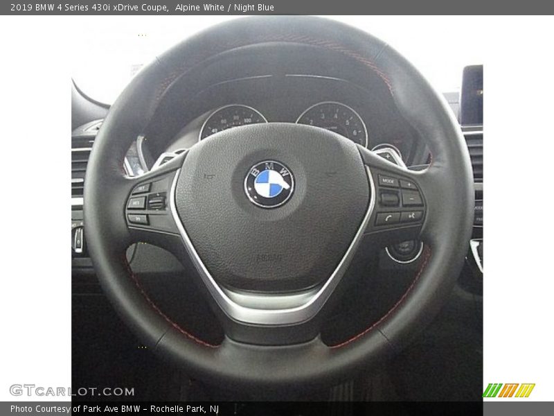 Alpine White / Night Blue 2019 BMW 4 Series 430i xDrive Coupe