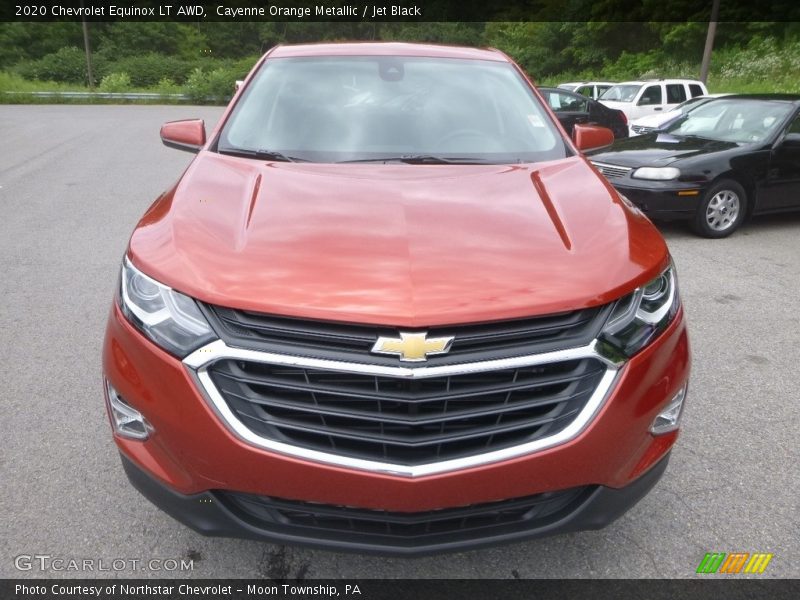 Cayenne Orange Metallic / Jet Black 2020 Chevrolet Equinox LT AWD