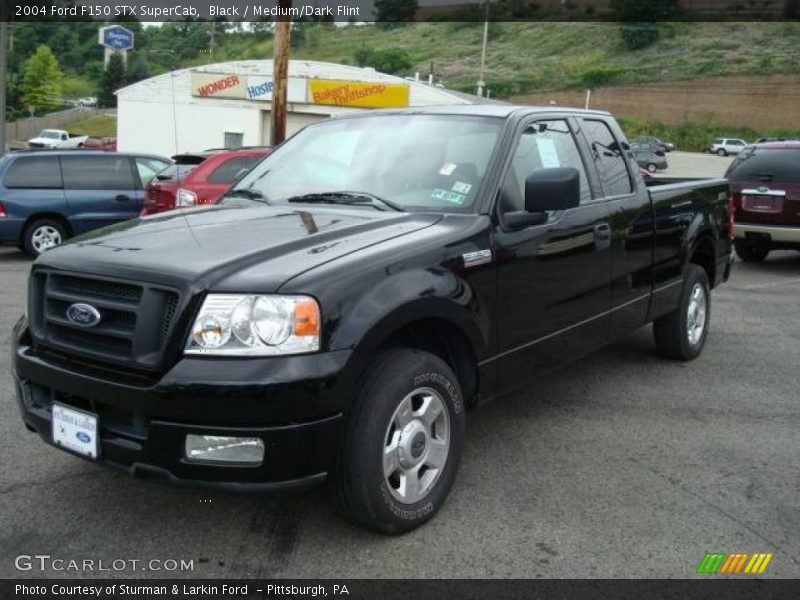 Black / Medium/Dark Flint 2004 Ford F150 STX SuperCab