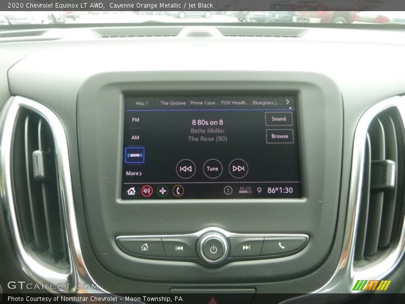 Cayenne Orange Metallic / Jet Black 2020 Chevrolet Equinox LT AWD