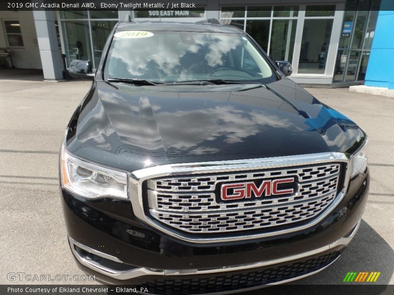 Ebony Twilight Metallic / Jet Black 2019 GMC Acadia Denali AWD