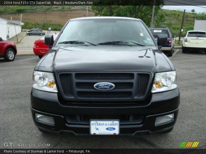 Black / Medium/Dark Flint 2004 Ford F150 STX SuperCab