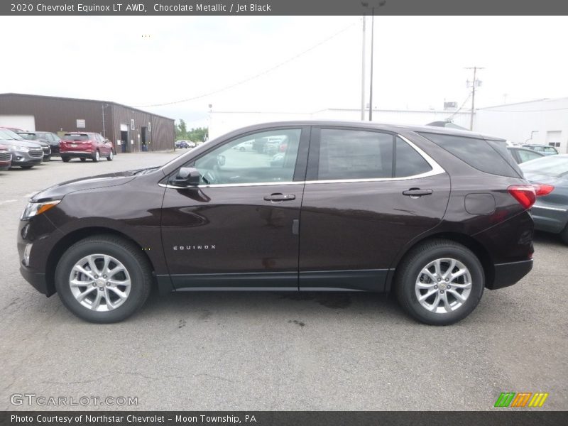 Chocolate Metallic / Jet Black 2020 Chevrolet Equinox LT AWD