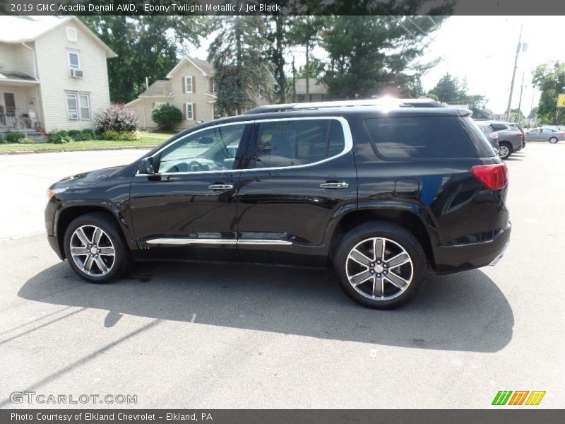 Ebony Twilight Metallic / Jet Black 2019 GMC Acadia Denali AWD